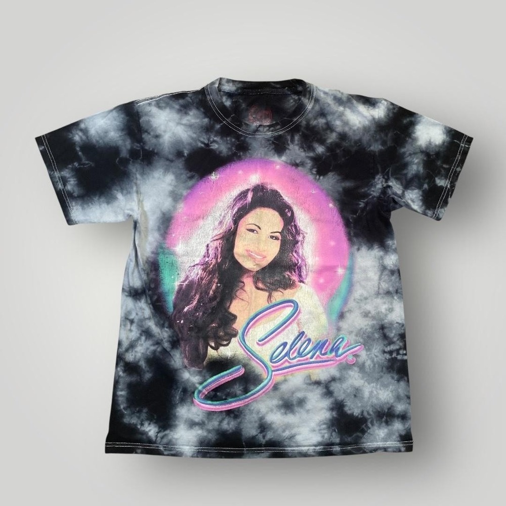 Selena Shirt Adult Medium Tie Dye Graphic Tejano Latin‎ Music Icon Pop Art Tee
